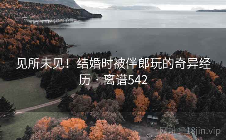 见所未见！结婚时被伴郎玩的奇异经历 · 离谱542